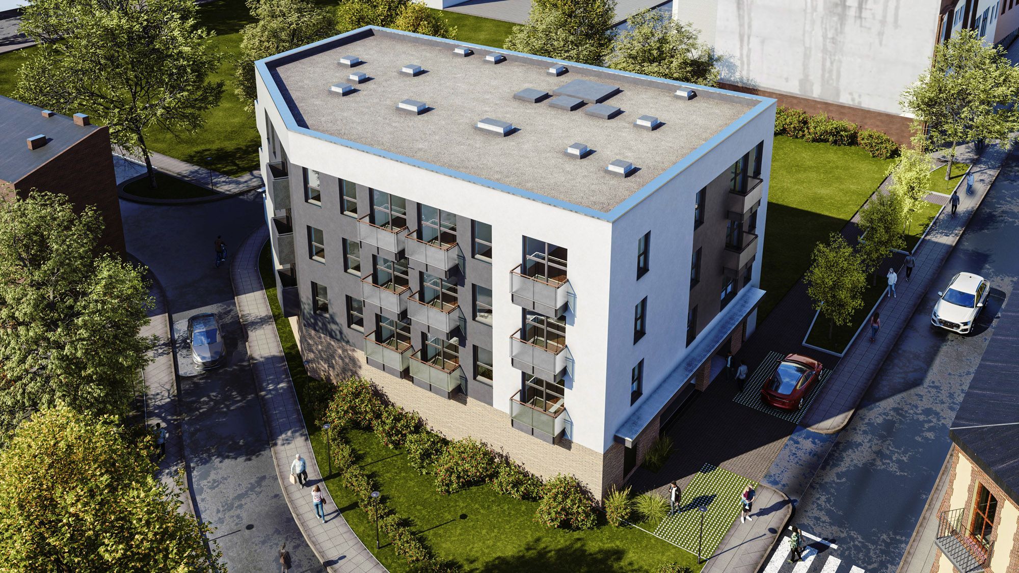 Kamienica Centrum - inwestycja dewelopera Asua - Nowe mieszkania na sprzedaż w Żyrardowie.