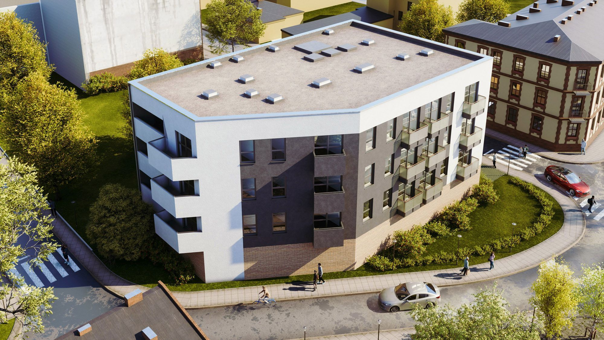 Kamienica Centrum - inwestycja dewelopera Asua - Nowe mieszkania na sprzedaż w Żyrardowie.