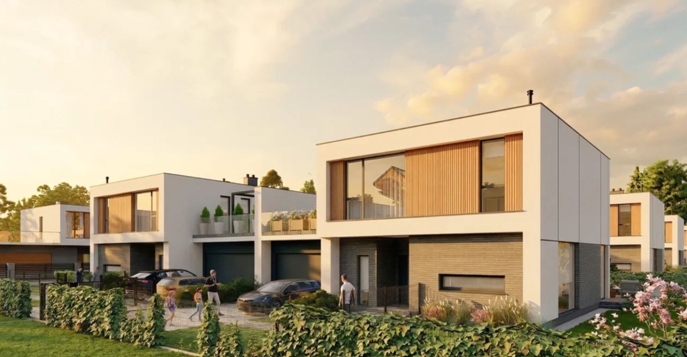 Osiedle Słoneczne Stawy w Regułach — nowoczesna architektura domów